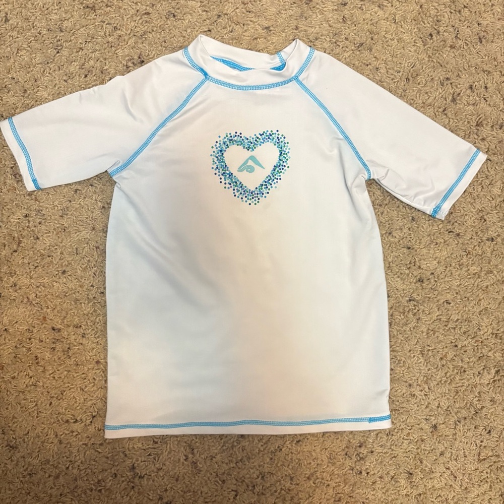Girls Kanu Surf Swim Shirt Rashguard XL 14-16 NWOT UPF50+